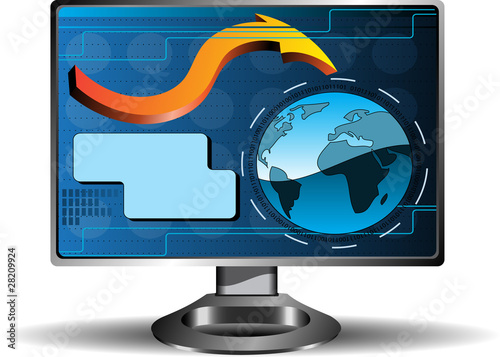 Vector TFT LCD monitor
