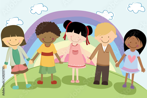 Multi ethnic children