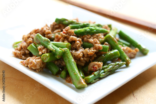 Sichuan Pork with Asparagus