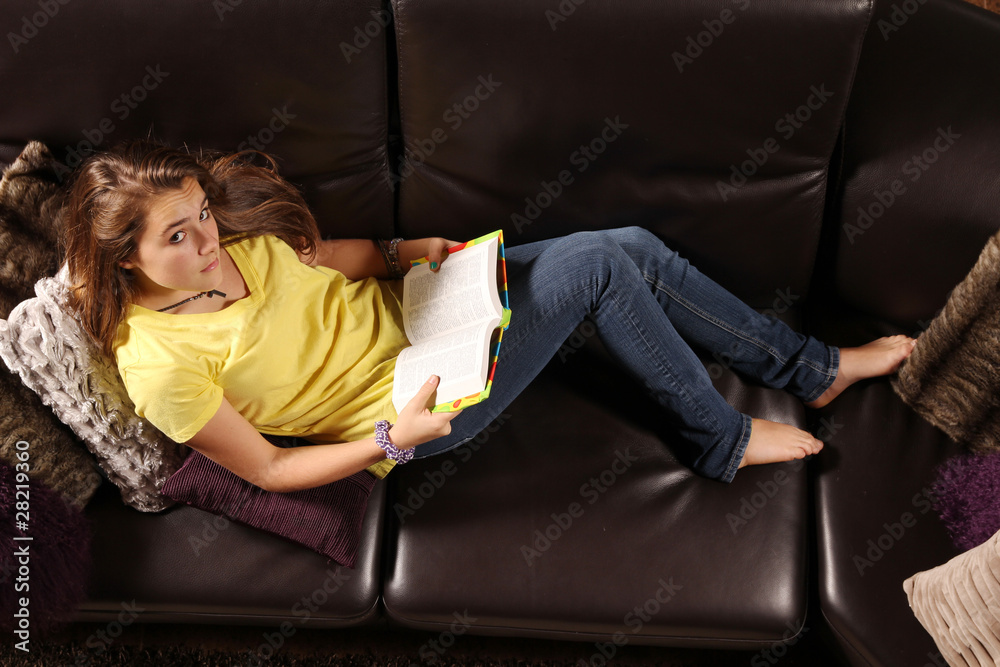 Reading a book Reading a book