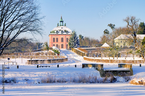 Moritzburg Fasanenschlösschen im Winter 01