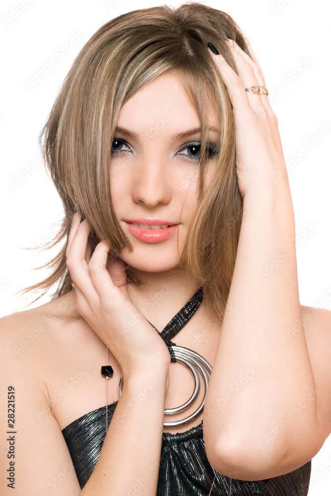 Portrait of a sexy young woman. Isolated Portrait of a sexy young woman. Isolated