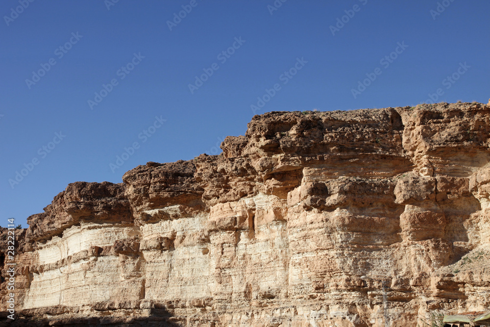 Sandstone cliff, Atlas mountain