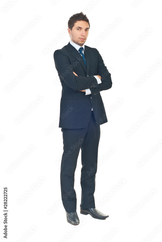 Full length of young business man Full length of young business man