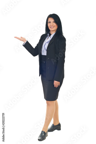 Corporate woman presentation