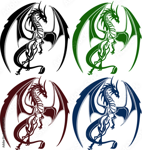 Drachen/Tribal/Symbol