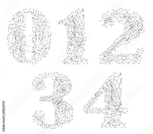 chiffres 0 a 4 - le reseau numerique  & reseaux sociaux