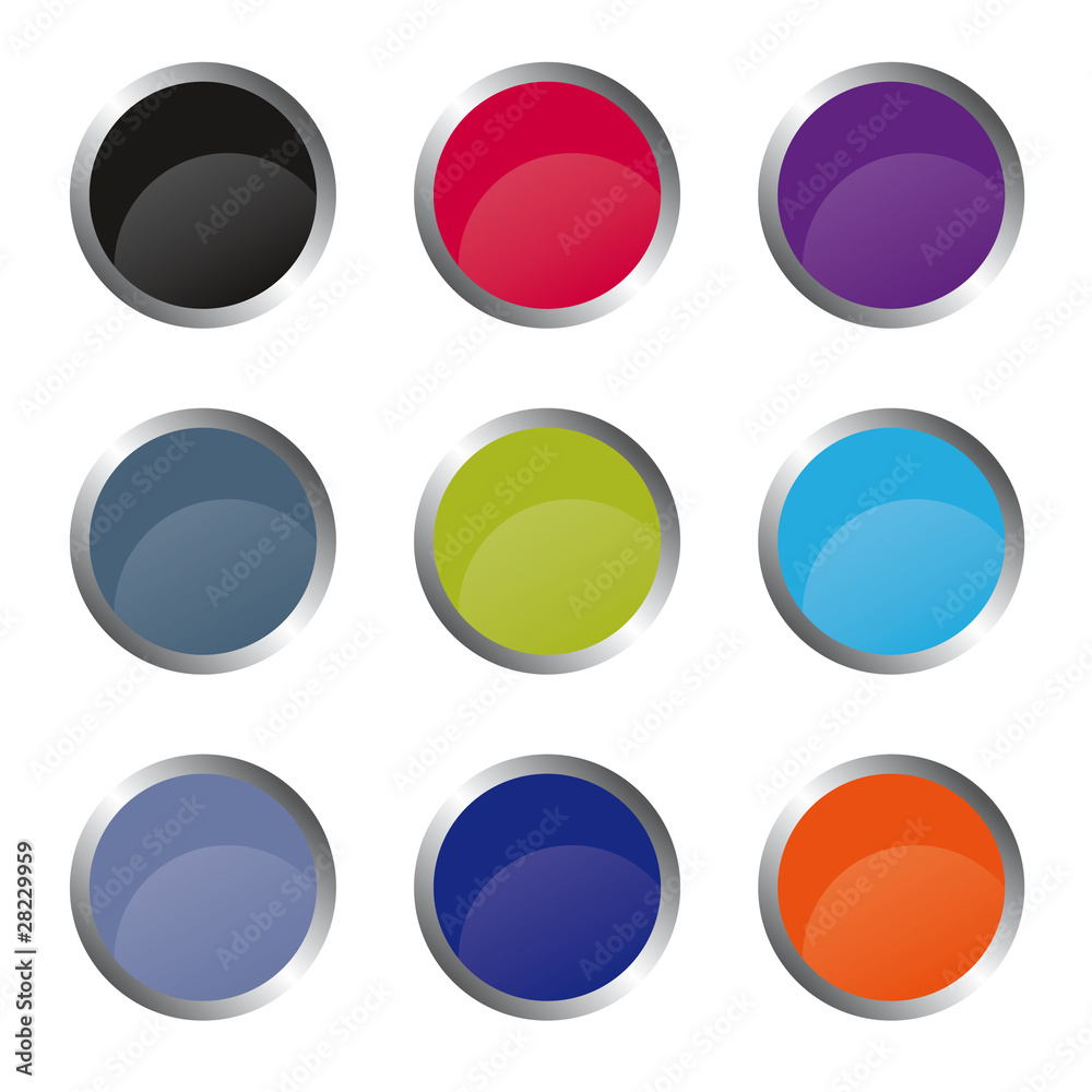 Icone vecteur web illustration couleurs Icone vecteur web illustration couleurs