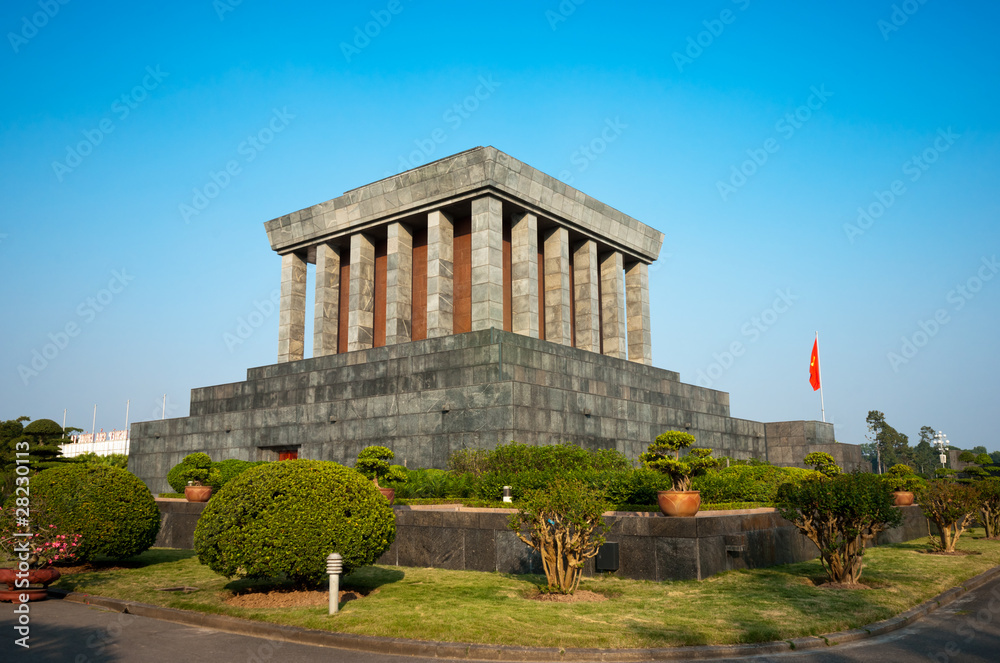 Ho Chi Minh Mausoleum in Hanoi, Vietnam.