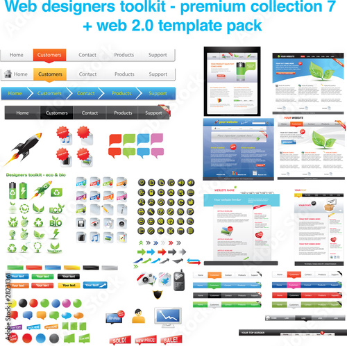 Premium collection 7 + web template pack