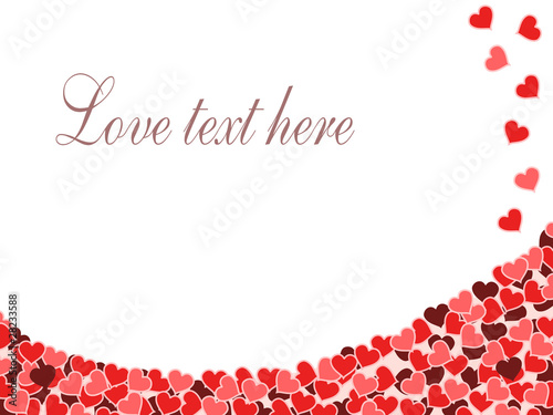 Love copyspace - Valentine's day card