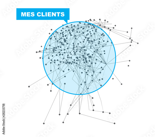reseau social - mes clients