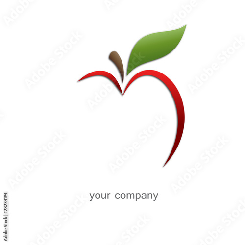 Logo apple. Opportunities for success ( Vector) photo
