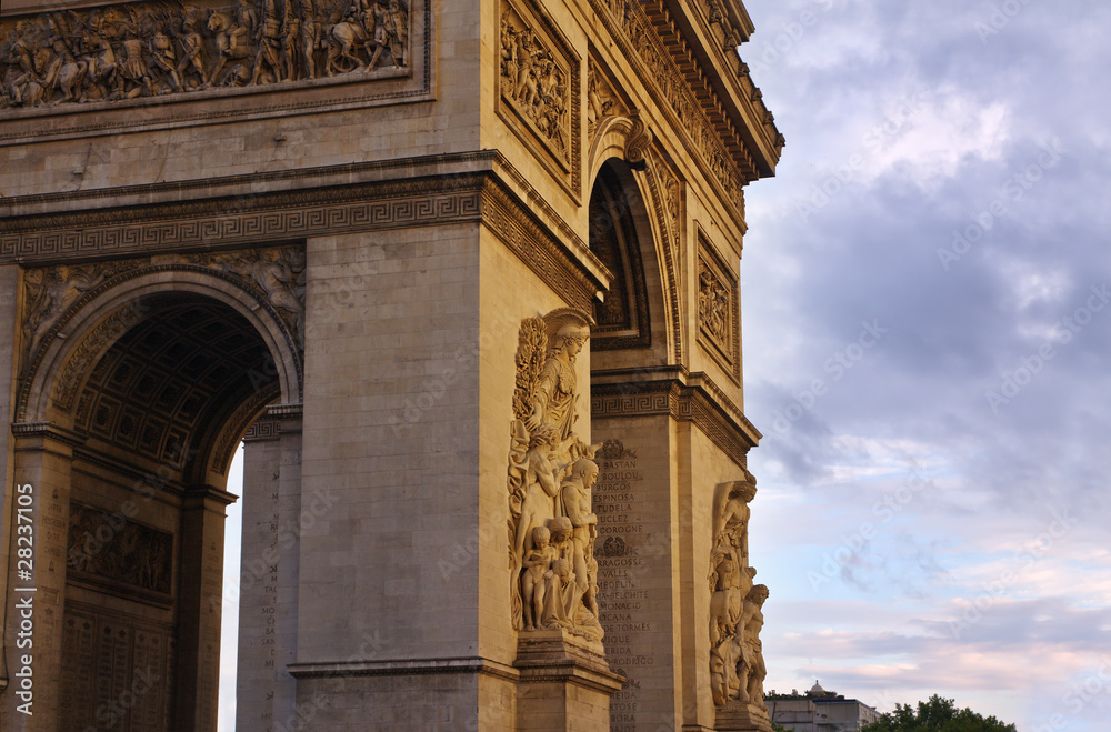 Obraz premium Arc de Triompe, Paris