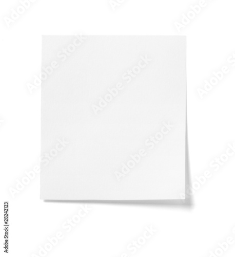 white note paper message label business