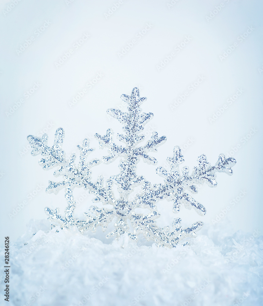 Snowflake background Snowflake background