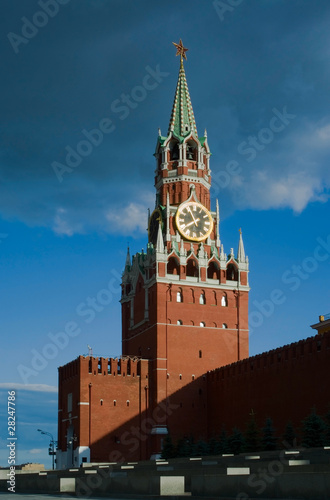 Fototapeta Naklejka Na Ścianę i Meble -  Spassky tower of the Moscow Kremlin, RU