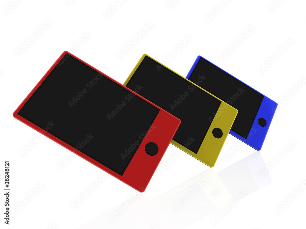 mobile phones of different colors mobile phones of different colors