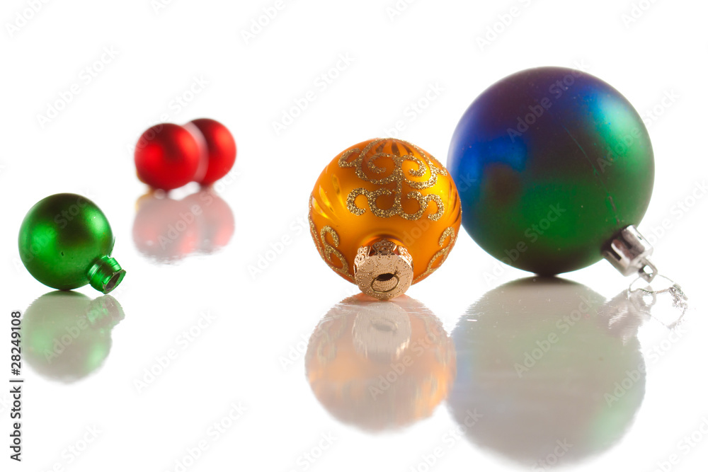 Christmas balls isolated Christmas balls isolated