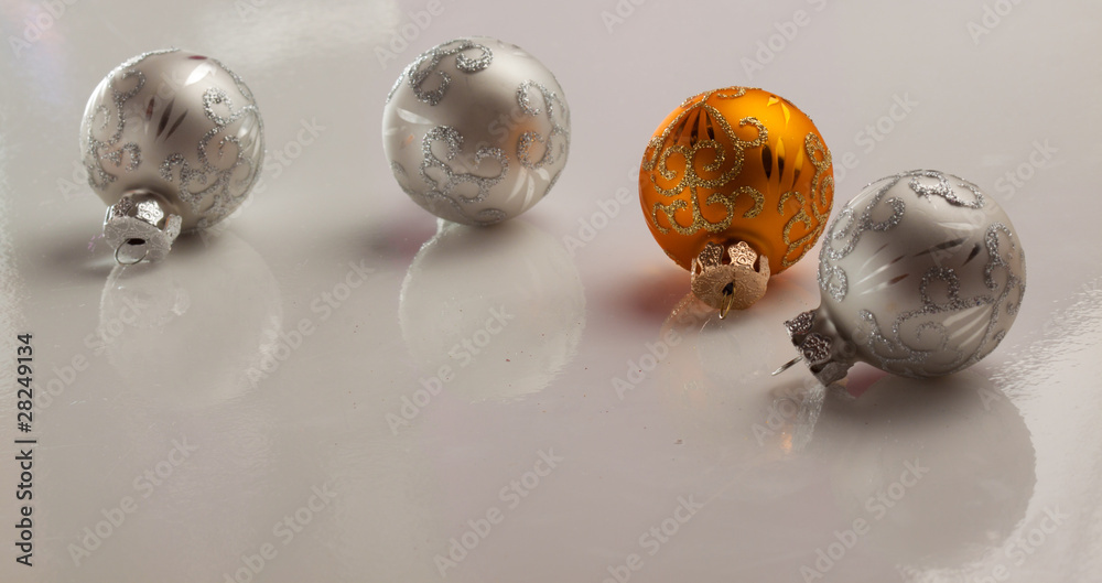 Fototapeta premium Christmas balls