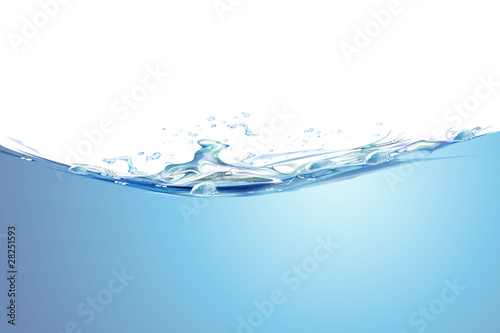 splash of water