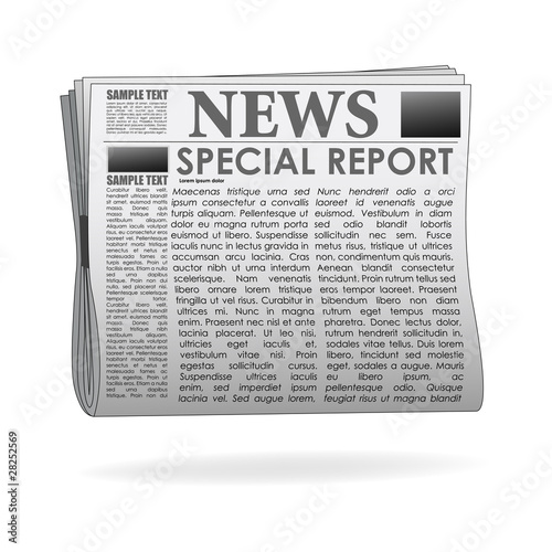 special report  news paper photo