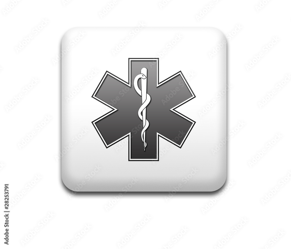 Boton cuadrado blanco MEDICINA Boton cuadrado blanco MEDICINA