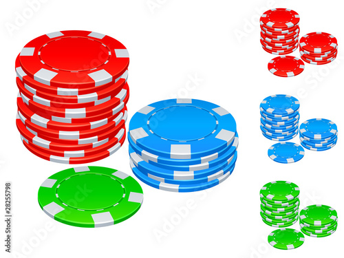Gambling chips.