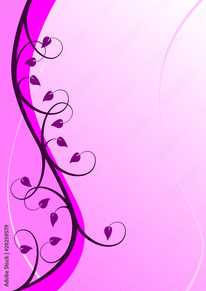 Abstract Mauve Floral Background Abstract Mauve Floral Background