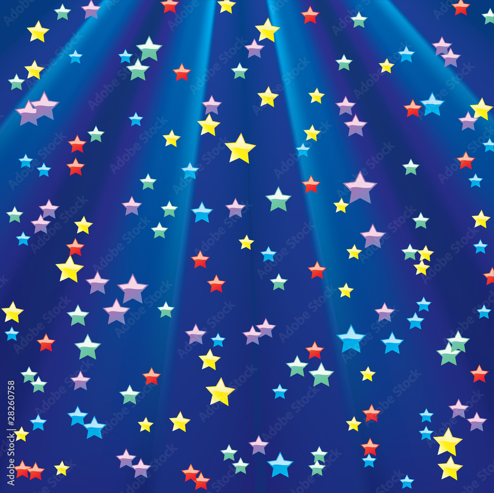 Background with star.