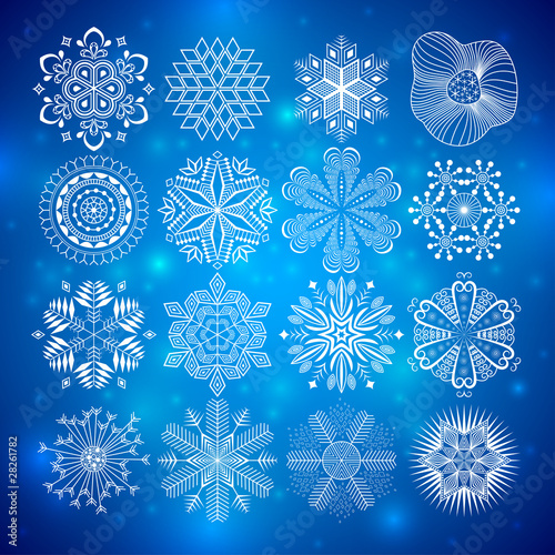snowflakes collection photo