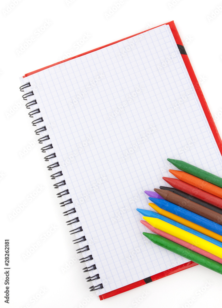 Pencils with a notebook Pencils with a notebook