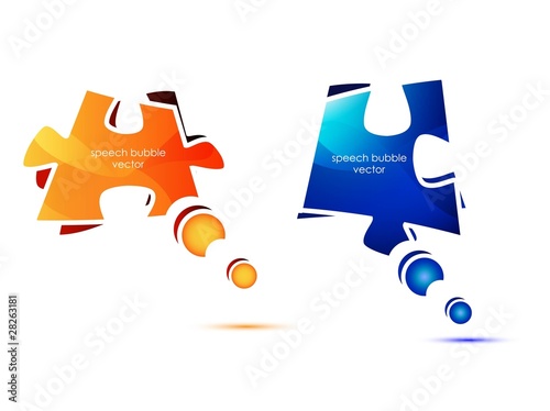 puzzle speech bubble