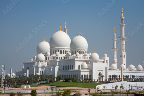 Sheikh Zayed Mosque Front View