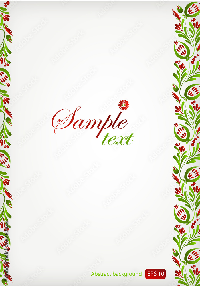 Obraz premium Nice abstract green background