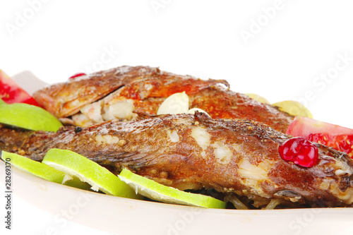 main portion of two grilled fish