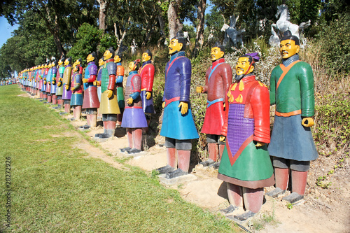 Terracotta warriors from China