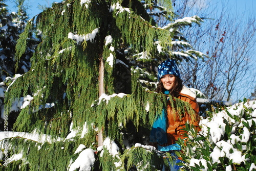 Girl In The Snowy Winter