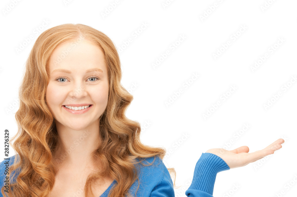 Fototapeta premium something on the palm