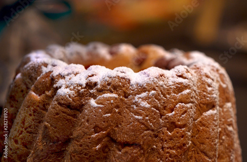 Top view of kugelhopf, kougelhopf, gugelhupf, cake photo