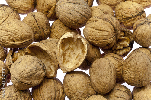 Walnuts as background texture