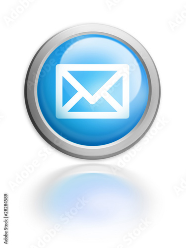 Button Aqua Icon eckig