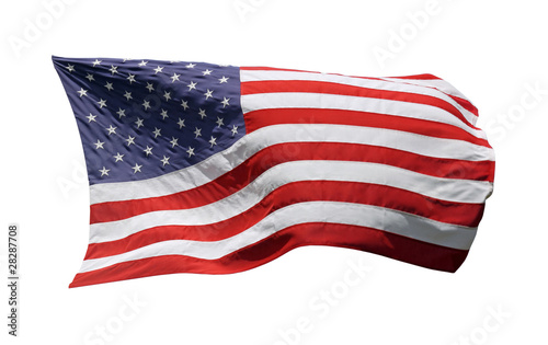 Nationalflagge USA, freigestellt
