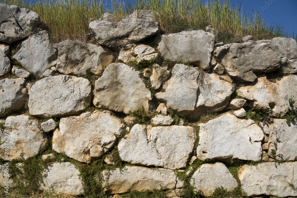 The cyclopean walls of Tiryns - Peloponnese