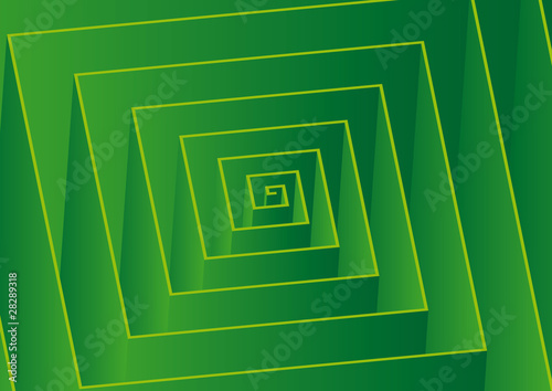Squared spiral