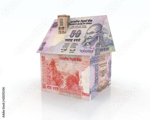 house rupee banknotes