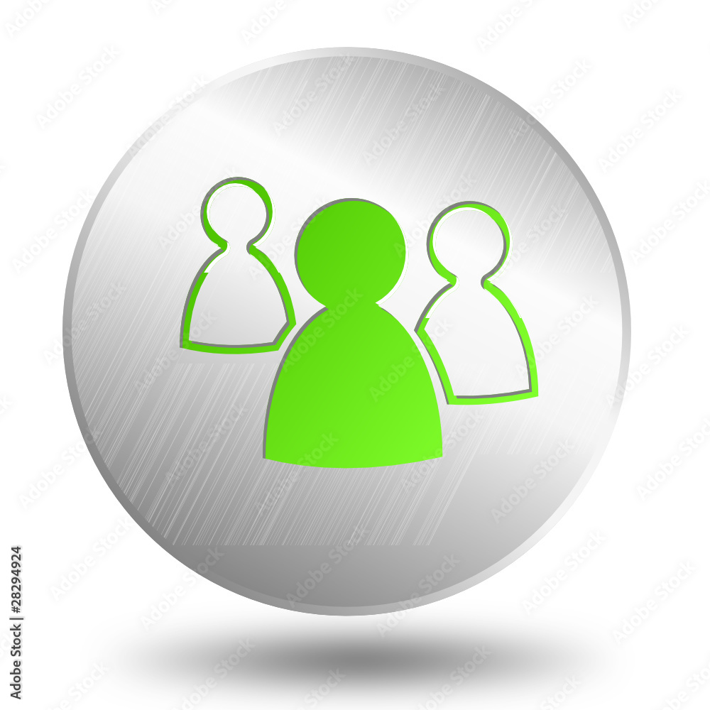 Button Community metall