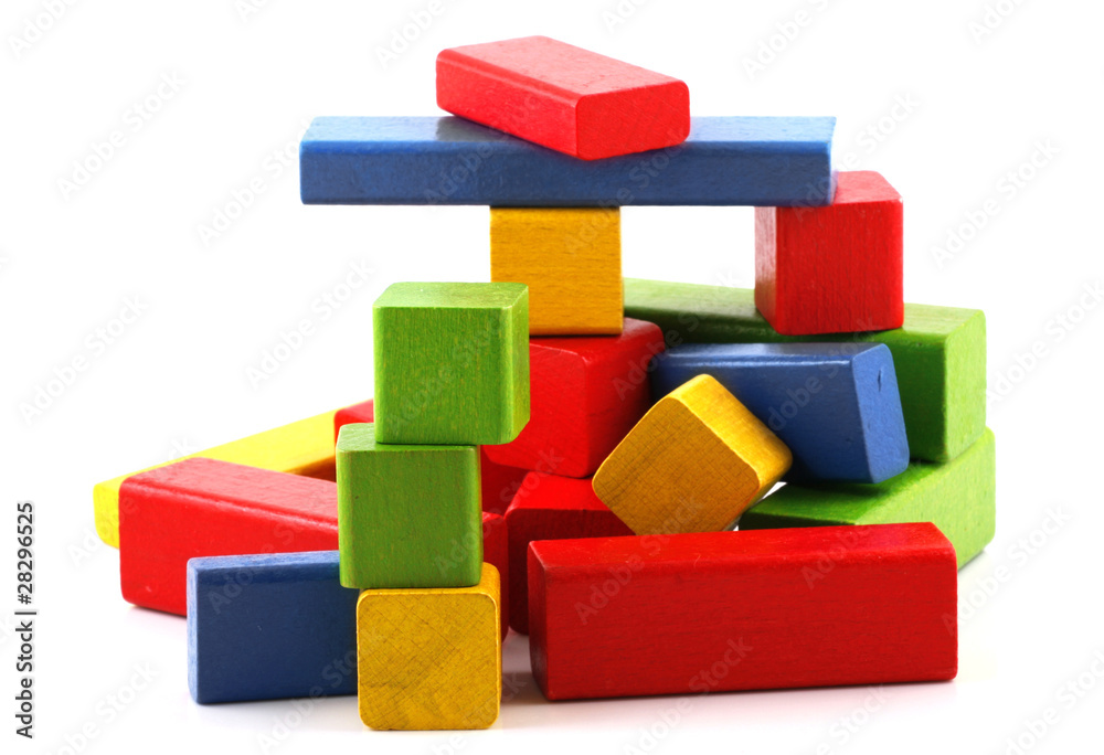 Wooden building blocks Wooden building blocks
