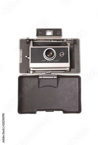 Vintage instant film camera