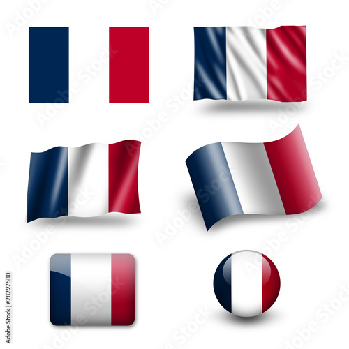 Free Download frankreich fahne fla set - GFXLoad